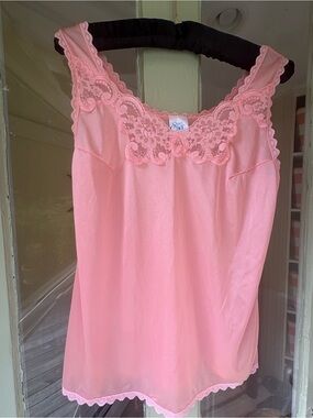 Vintage Smart Fit Camisole/ Matching Half Lace Trim Slip